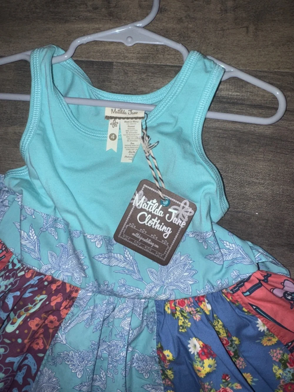 Matilda Jane Dress size 4 NWT with sash - Picture 4 of 6